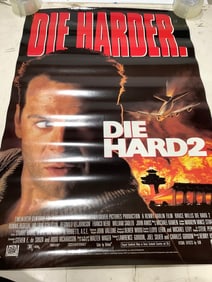 Die Hard 2 rated R movie poster(25.5in.x37.5in.)