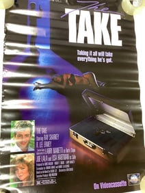 The Take rated R vintage movie poster(27in.x40in.)