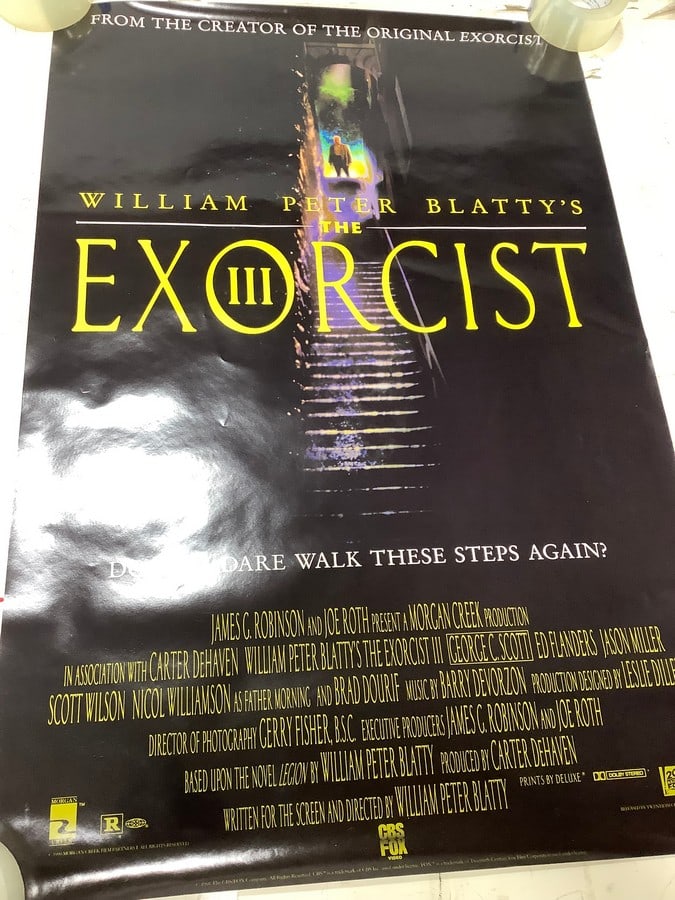 The Exorcist III movie poster(25.5in.x38in.): The Exorcist III movie poster(25.5in.x38in.)