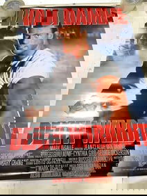 Death Warrant rated R vintage movie poster(27in.x4i0n.)