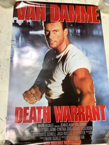 Death Warrant rated R vintage movie poster(27in.x4i0n.)