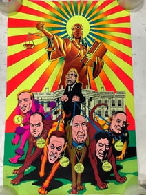 1973 The Third Eye Political Poster Print (21.5inx32.5in)