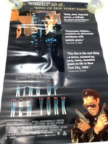 King of New York rated R vintage movie poster(27in.x40in.)