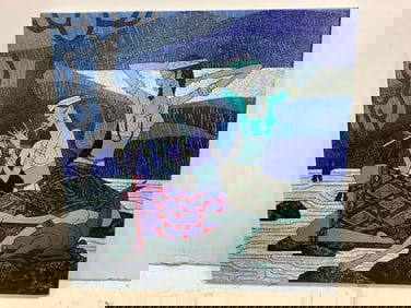 Enhanced Art Print on Canvas by Zu Ming Ho (20inx20in)