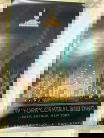New York Central Building Art Print (24inx36in)