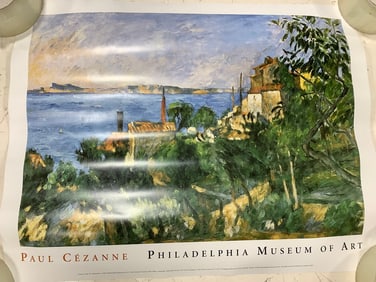 1996 Philadelphia Museum Art Print by Paul Cezanne (18inx24in)