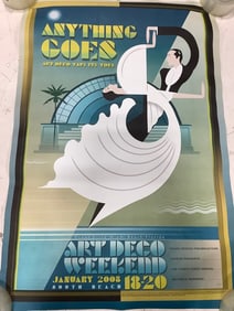 Art Deco Weekend Event Poster Print (24inx36in)