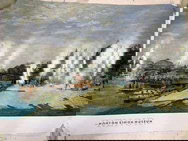 'A Rainy Day' Art Print by Gustave Cailebotte (22inx26.5in)