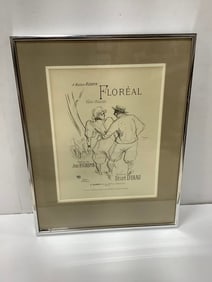 Framed Floreal Sheet Music (14.5inx18.5)