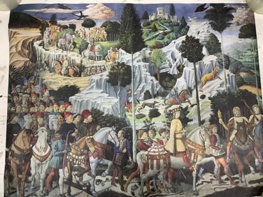 Journey of the Magi to Bethlehem Art Print (27inx34.5in)
