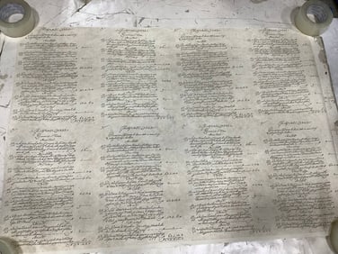 Vintage Document (27.5inx39in)