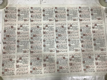 German Music Sheet (27.5inx39in)