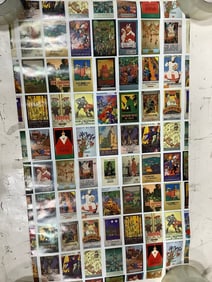 Vintage French Art Collage Poster Print(15inx25.5in)