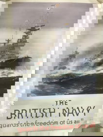 The British Navy Art Print (20inx29.5in)