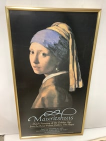 Framed Mauritshuis Art Print (19inx35.5in)