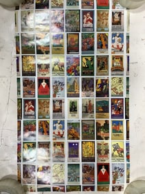Vintage French Art Collage Poster Print(15inx25.5in)