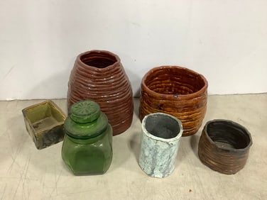 Pottery art and more(7.5in.tallest)