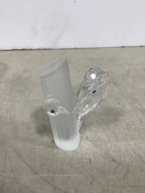 Crystal cut birds decor(4in.tall)