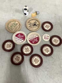 Vintage milk caps and more