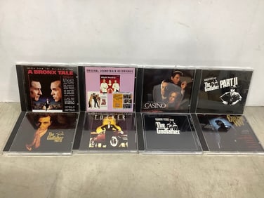 Movie soundtrack CD  lot(Godfather, Casino, Bronx Tale, and more)