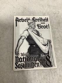 Original 1932 German Nazi propaganda print(4.5in.x6.5in.)