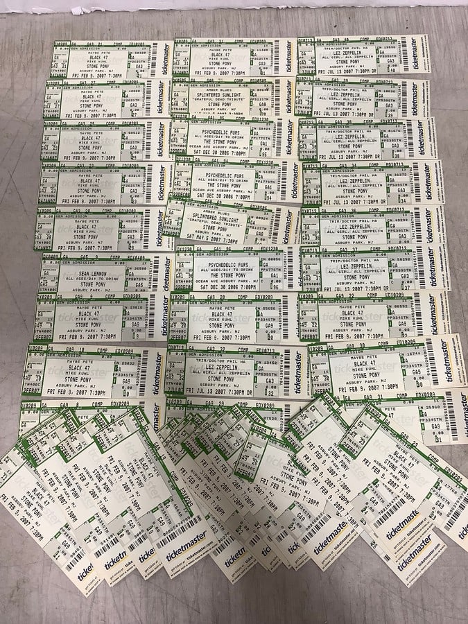 Lot of Rock band ticketmaster tickets at Stone Pony: Lot of Rock band ticketmaster tickets at Stone Pony