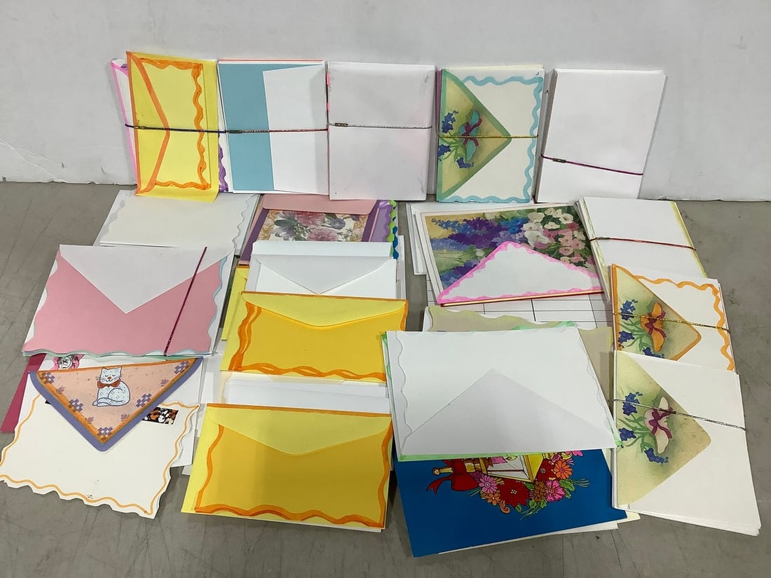 Handmade cards and envelopes: Handmade cards and envelopes