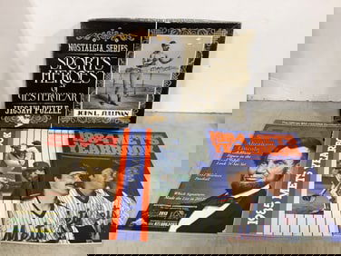 Sports Heroes of Yesteryear game and sports yearbooks