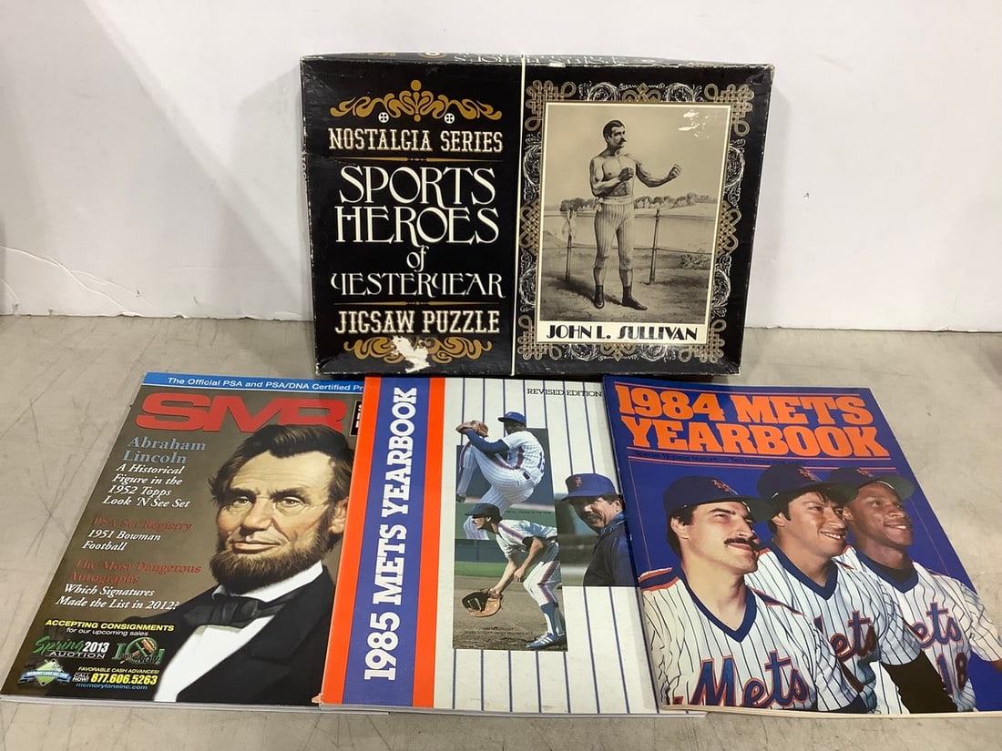 Sports Heroes of Yesteryear game and sports yearbooks: Sports Heroes of Yesteryear game and sports yearbooks