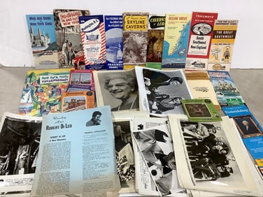 Vintage Brochures, Disneyland Viewmasters, Vintage Photographs, etc