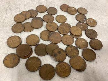 Vintage 1920s Pennies