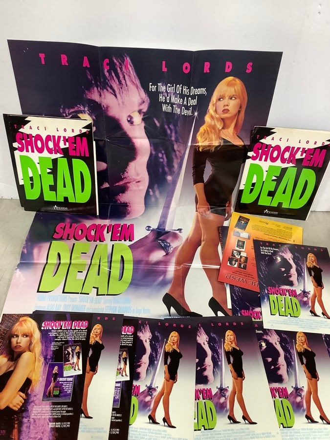 Schock Em' Dead rated R movie Poster (26inx37.5in) and Advertisements: Schock Em' Dead rated R movie Poster (26inx37.5in) and Advertisements