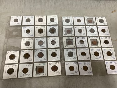 Vintage 1940s/1950s Coins