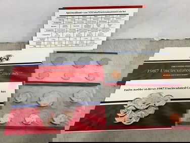 1987 Uncirculated Coin Set