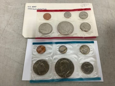 U.S. Mint 1978 Uncirculated Coin Set