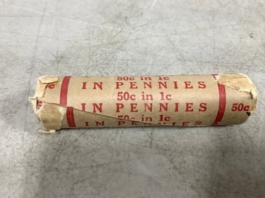 1929 D Roll of Pennies