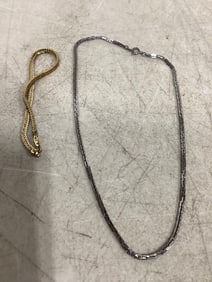 Sterling Silver Necklace and Bracelet