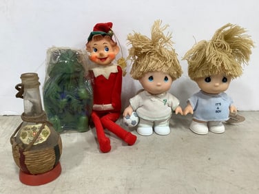 1988 Precious Moments Dolls (5.5in Tall), Elf on the Shelf, and more