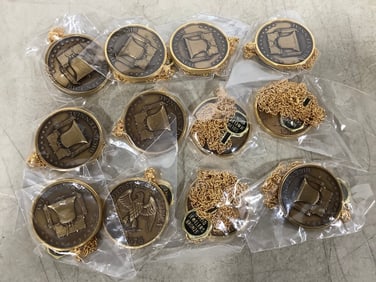 Bronze Minted Coin Necklaces