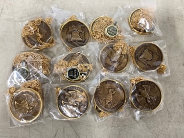 Bronze Minted Coin Necklaces