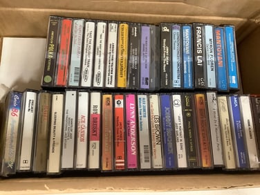 Vintage Cassette Tapes (Roy Drusky, Lynn Anderson, etc)