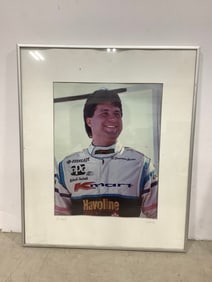 Framed Michael Andretti Photograph (16inx20in)