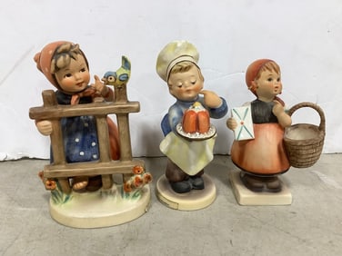 Various Goebel Ceramic Statues (Tallest - 5.5in)