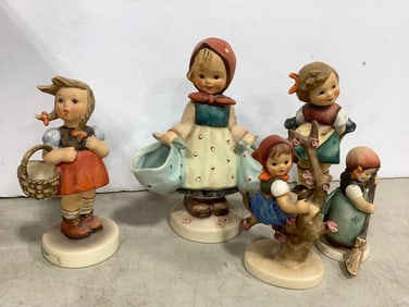 Various Goebel Ceramic Statues (Tallest - 6in)
