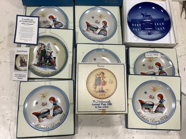 Various Collectible Ceramic Plates (Goebel, and Schmid)