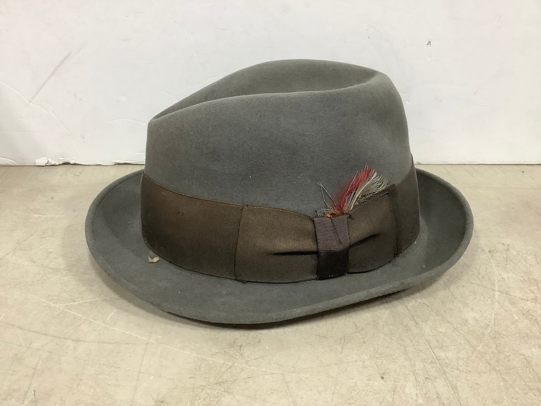 Vintage Mens Adam Premier NY Fedora Hat: Vintage Mens Adam Premier NY Fedora Hat