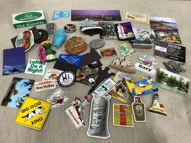 Vintage 1990s Souvenir Magnets