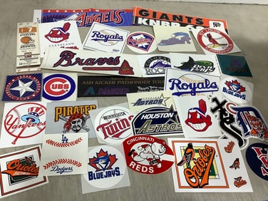 Vintage 1990s Baseball Stickers/Decals