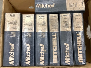 Various 1980s/1990s Mitchell Service/Repair Books