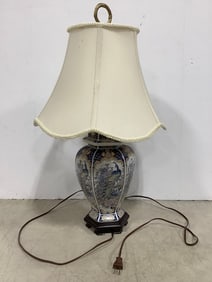Peacock lamp(28in.tall)
